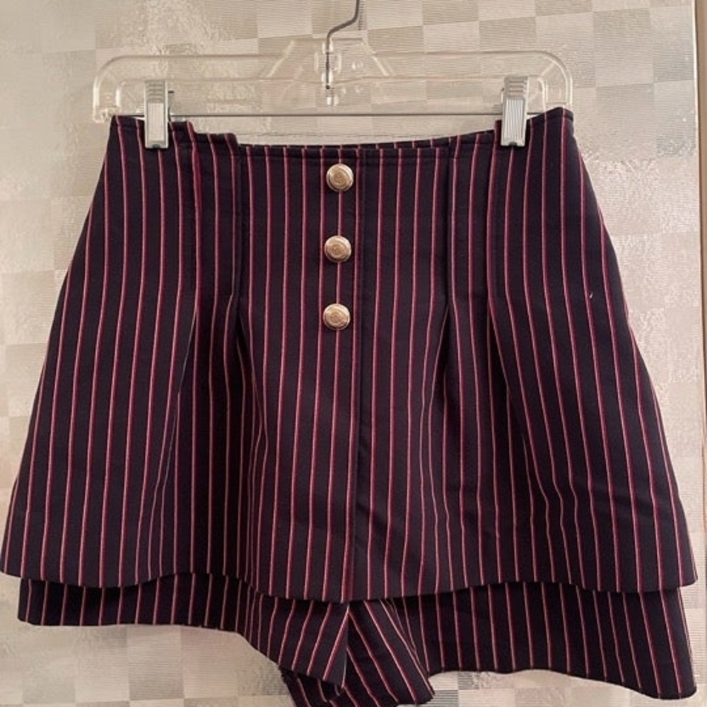 **SOLD** Maje Pinstripe Blazer & Skort Set - Size 38 (Small) - Picture 4 of 5